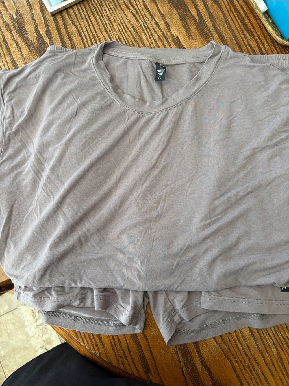 Comfrt pajama set— Light Gray - Picture 4 of 4